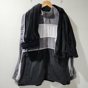 Vintage Y2K Trust Velour Tracksuit Jacket Pants Set Hip Hop Rap Sport Mens XL